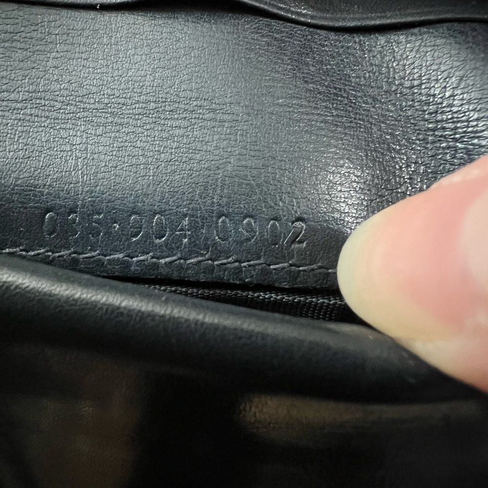Sold-Gucci kiss lock wallet black leather gold hardware. Vintage SR 035 904 0902 - Picture 15 of 15